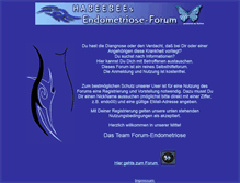 Tablet Screenshot of forum-endometriose.de